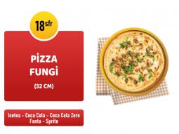 Pizza Fungi+Getranke 